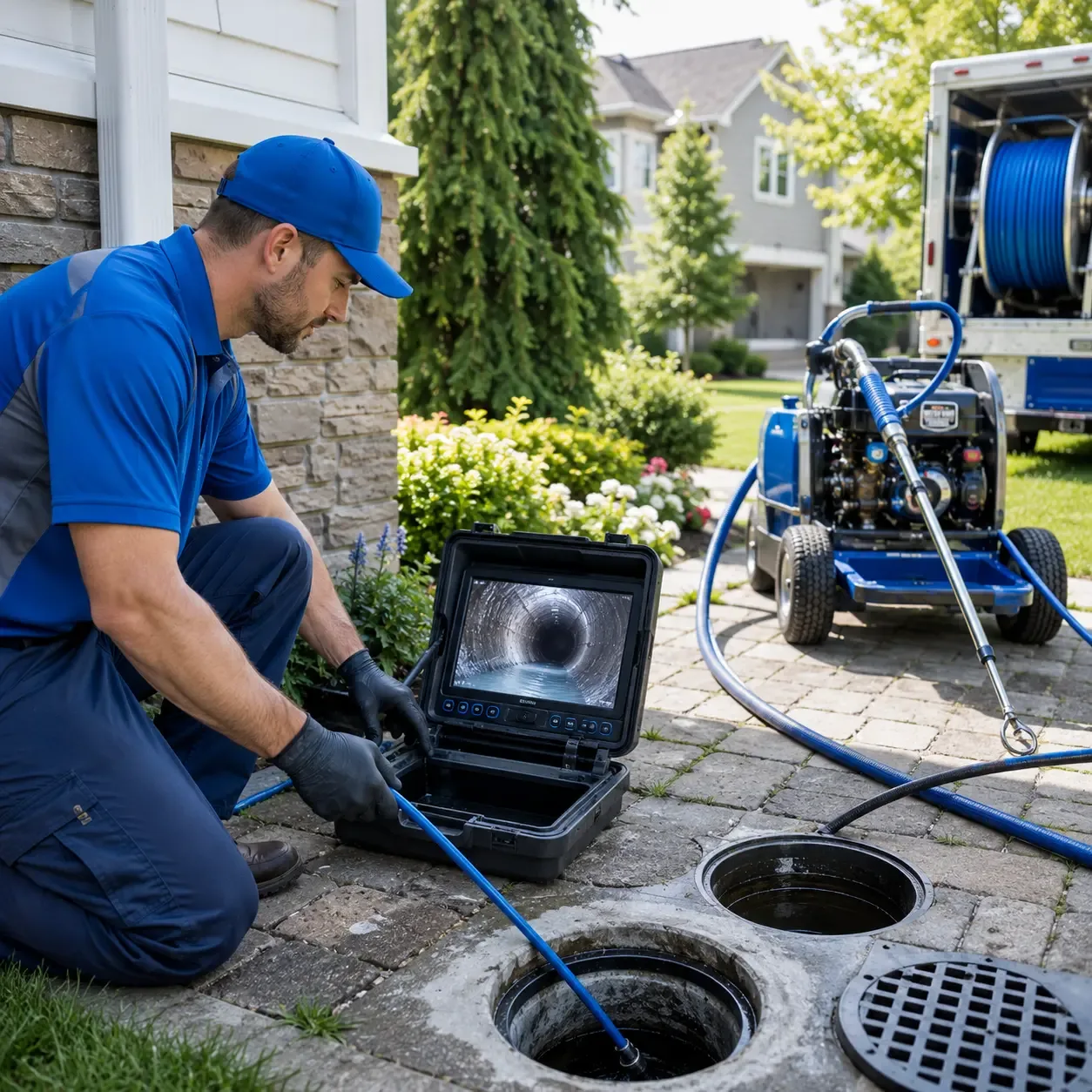 Outdoor drain cleaning professionals serving Westbrook, ME